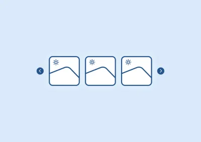 Illustration of a carousel slider